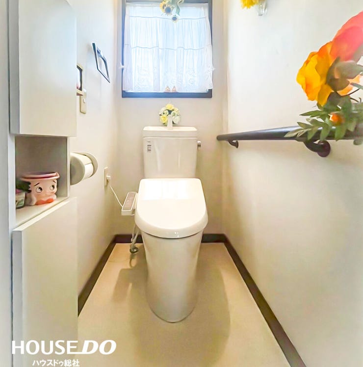 1F、2Fにそれぞれあるのが嬉しい♪朝の混雑時や夜の就寝時などに便利です◎