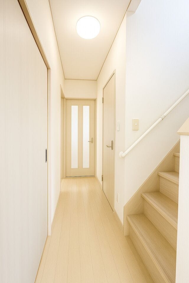 【hallway】※居住中につき、写真内の家具・荷物はCG処理にて消去しております。実際とは異なる場合がございますので、現況を優先とさせていただきます。