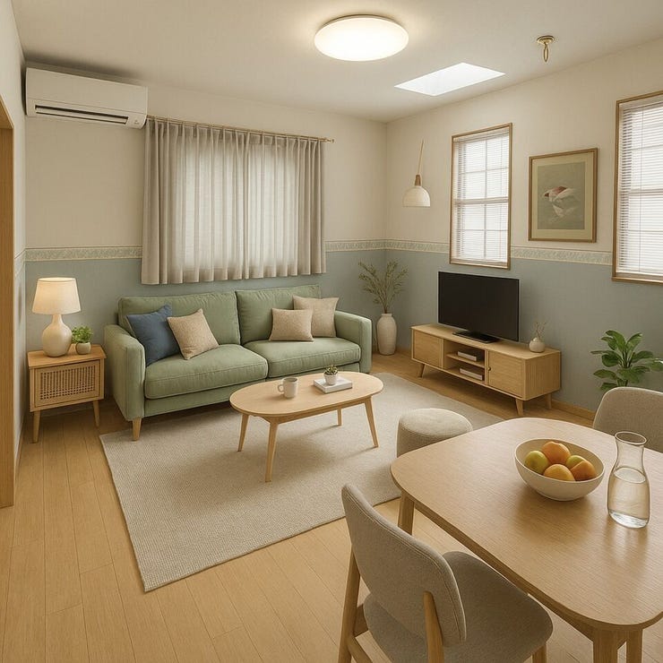 【Living room】※室内写真の家具・小物はCGでのイメージです。現況を優先いたします。