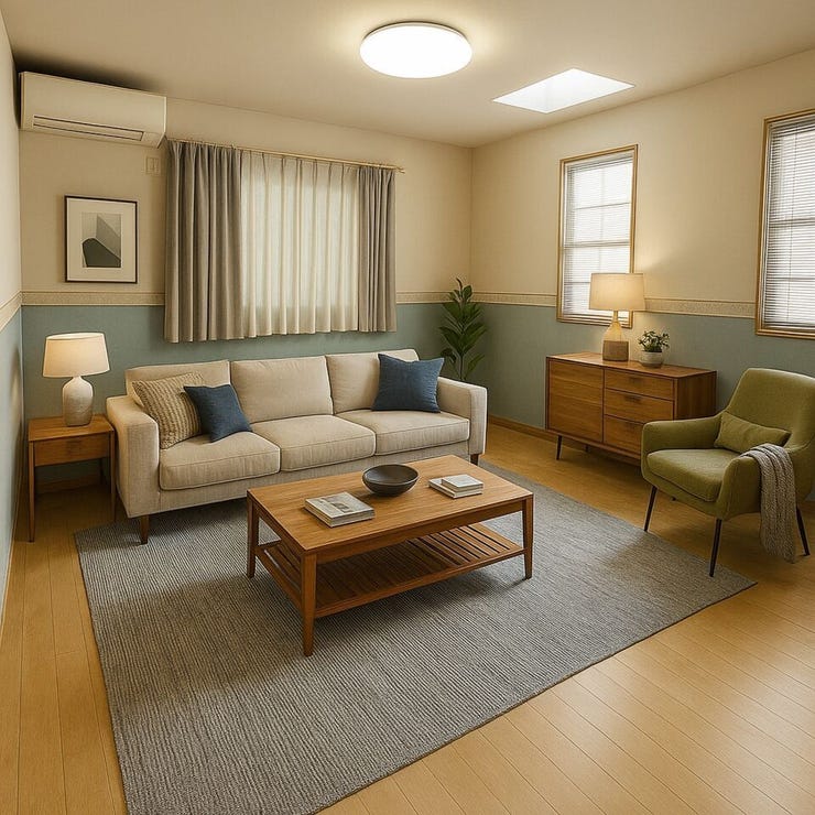 【Living room】※室内写真の家具・小物はCGでのイメージです。現況を優先いたします。