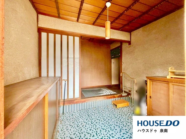 開放感のある広い玄関です。