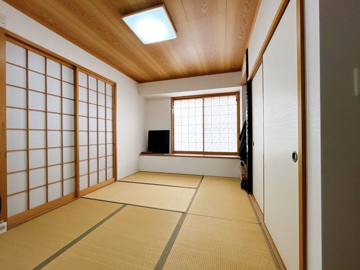 和室も日当たりが良く、明るい空間となっております。