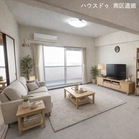 隣り合う和室を開放すれば、ひときわ広々とした空間に♪
(2026年3月21日撮影)
※画像はイメージです。実際の写真に家具や調度品をCG合成したものです。(家具等は販売に含まれておりません)