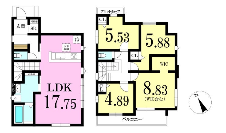 【間取り】
◎間取り図:3号棟