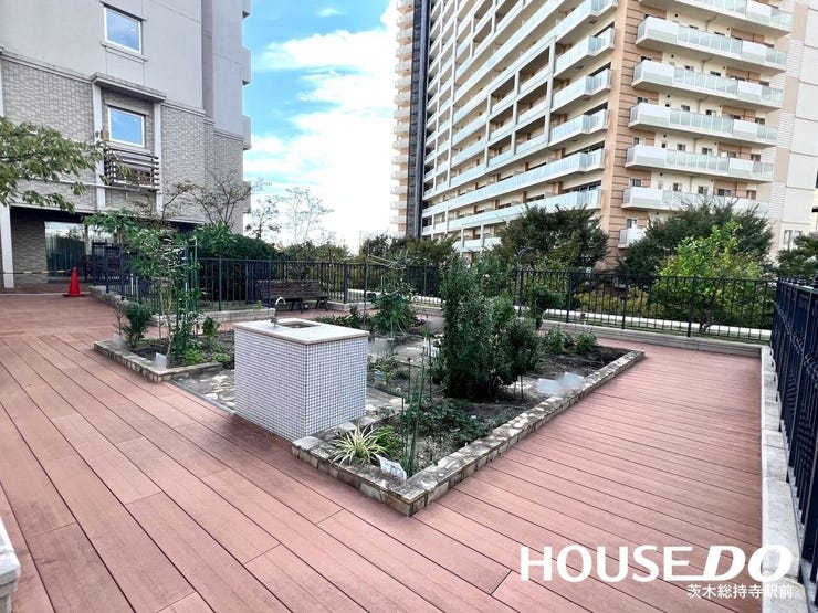 家庭菜園スペースあります