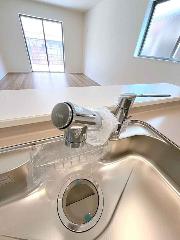 浄水器内蔵シャワー。