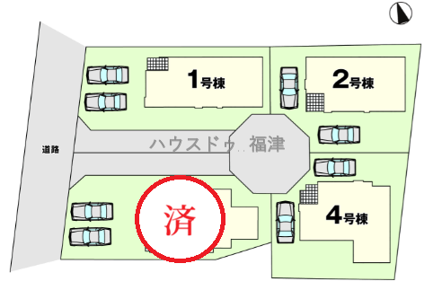 《古賀市天神7丁目 新築戸建》 4号棟♪
※現況優先