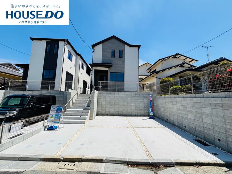 【外観】
【福岡市東区高美台 新築戸建て】■JR三苫駅まで歩9分■全居室南向きの明るい4LDK
