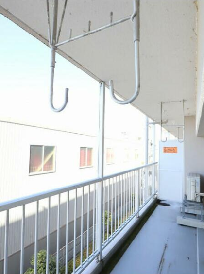 洗濯物干し付き