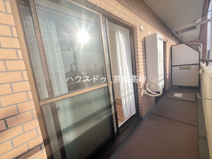 バルコニーは、ワイド仕様!洗濯物を干すのも作業がしやすいです!