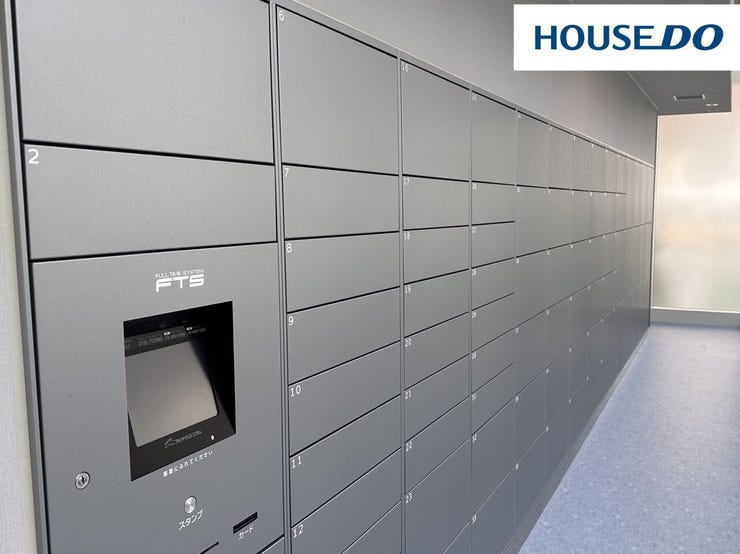 不在時もしっかり荷物が受け取れる宅配ボックス♪配送時間を気にせず注文ができます☆