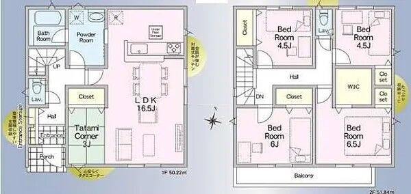 【間取り】
4LDK