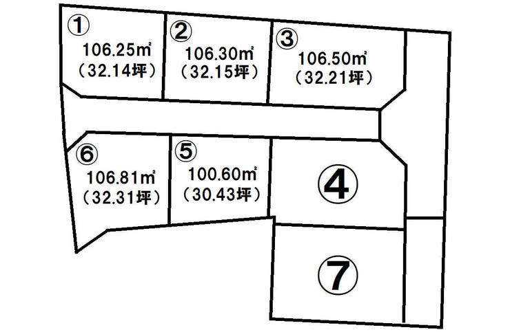 草牟田２丁目 売土地 草牟田２丁目／７区画