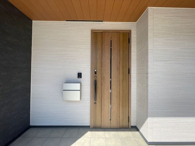 おしゃれな玄関は、帰宅するのが楽しみになりそうです!