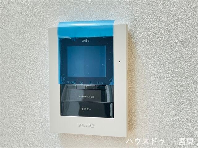 【モニター付きインターホン】