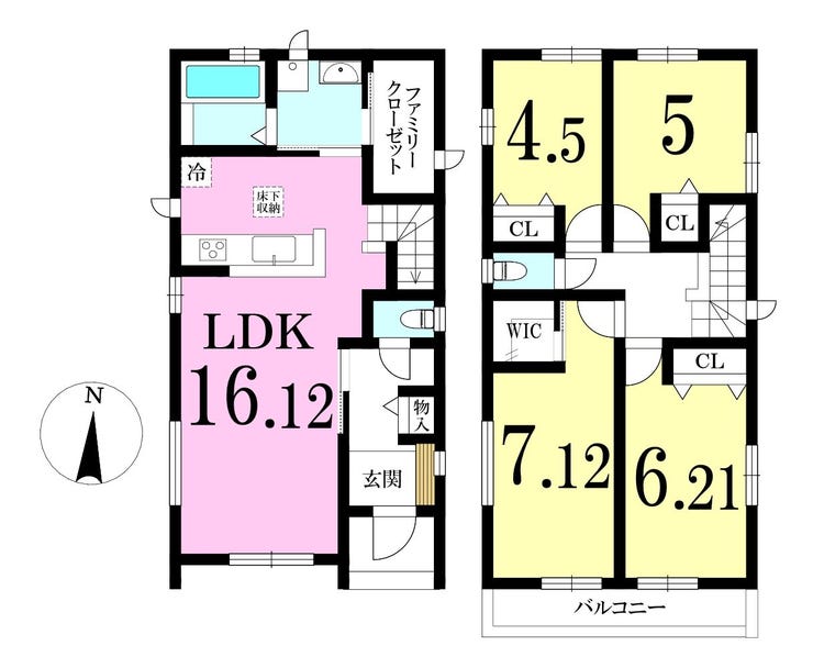 【間取り】
◎間取り図:B号棟