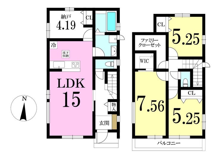 【間取り】
◎間取り図:C号棟