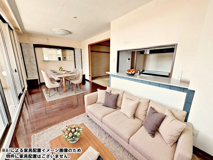 ※AIによる家具配置イメージ画像のため、物件に家具配置はございません。