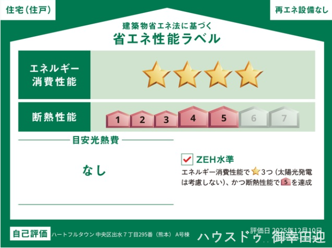 ■省エネ性能ラベル■見える省エネ性能で選ばれる、光熱費も環境もやさしく。安心と快適を両立する住まい。