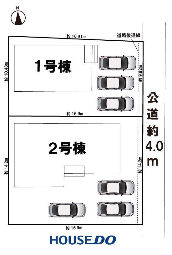 【全体区画図】
全2棟♪