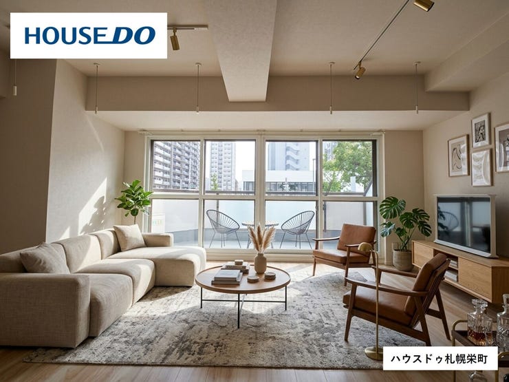 ■LDK(約15.4帖)■
南東向きで朝から爽やかな光が届く、約15.4帖のリビング。バルコニーから差し込む自然光で明るく開放的に。家族が自然と集まる空間です。※画像はCG加工を施しています。