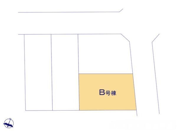 【区画図】
普通車が3台駐車できます