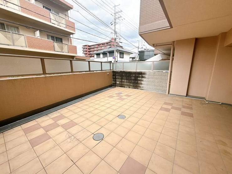 専用テラスが付いております◎