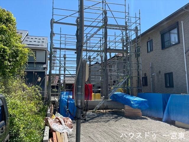 基礎を作り出してます、お家を支える大切な土台です!