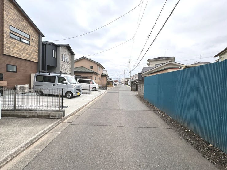 前面道路幅員約4.1mです。