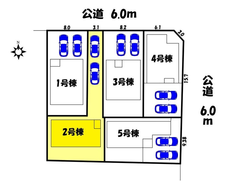 【区画図】2号棟