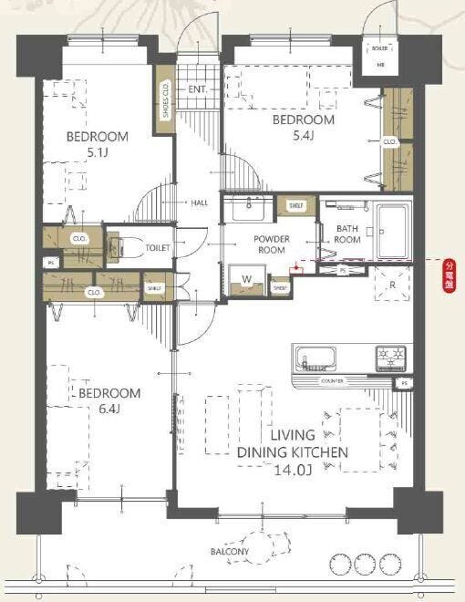 【間取り】
■3LDK■