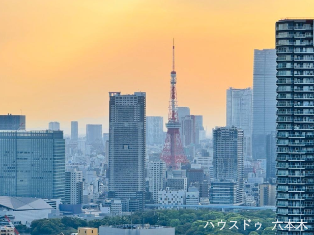 お部屋から東京タワーが眺望できます