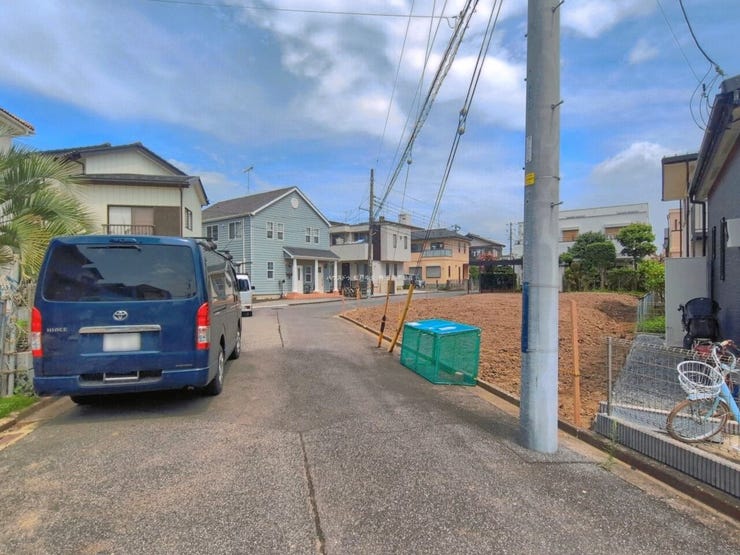 ◎前面道路:2号地(7/14撮影)