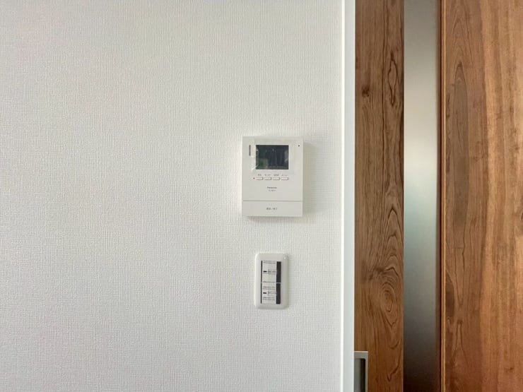 モニター付きインターホン♪