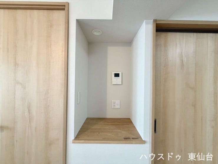 リビングのニッチスペースです♪どんな飾りつけをしようかワクワクしますね♪