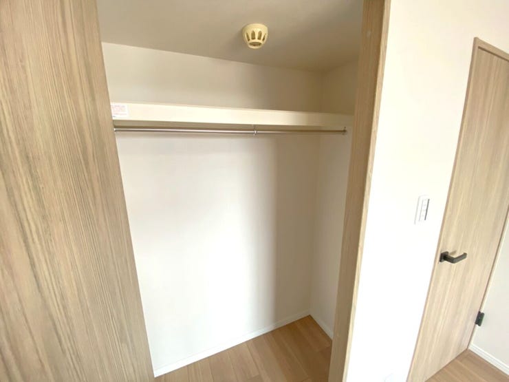 収納力のあるクローゼット