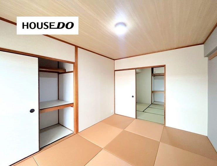 隣のお部屋とつなげて使える和室は、家族構成や生活スタイルに合わせて柔軟に活用できます。