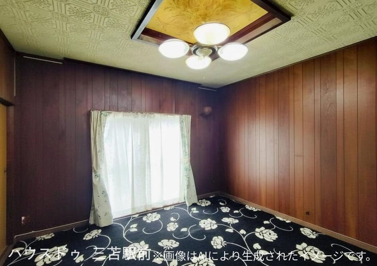 ※AIにて家具消しイメージ生成。現況を優先いたします。
南向きで陽当たり良好です♪