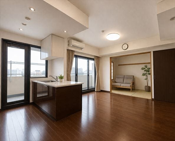 ※実際の写真から生活用品を消すCG加工をしています。