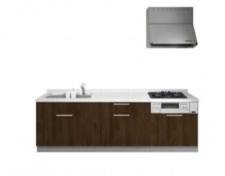 【同仕様写真】
ハウステックのキッチンに新規交換予定です。
人工大理石の天板は耐熱性・耐久性に配慮されており、日常のお手入れもしやすい仕様です。