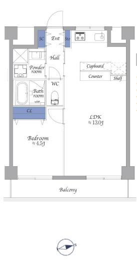 【間取り】
※図面と現況が異なる場合は現況優先致します。