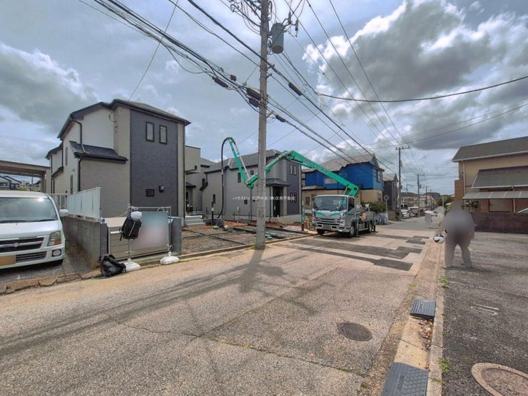◎前面道路:C号棟(5/26撮影)
