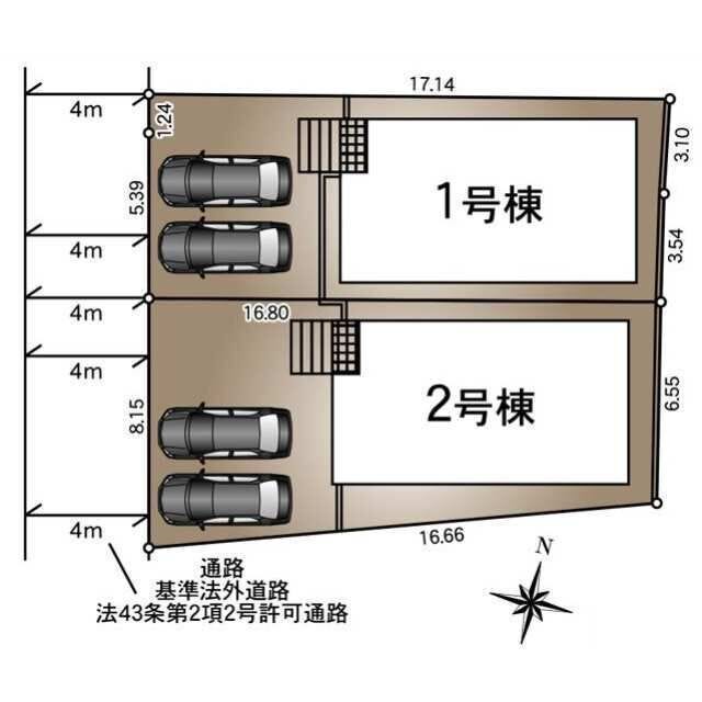 ■□■全体区画図■□■
敷地面積:112.43㎡
延床面積:95.58㎡