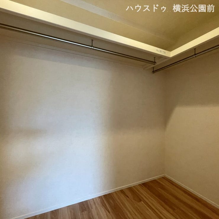 全ての居室にウォークインクローゼットが設置されています。