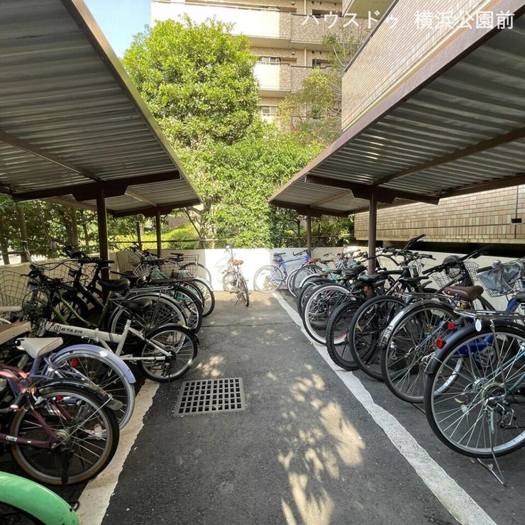 駐輪場も確保されています。