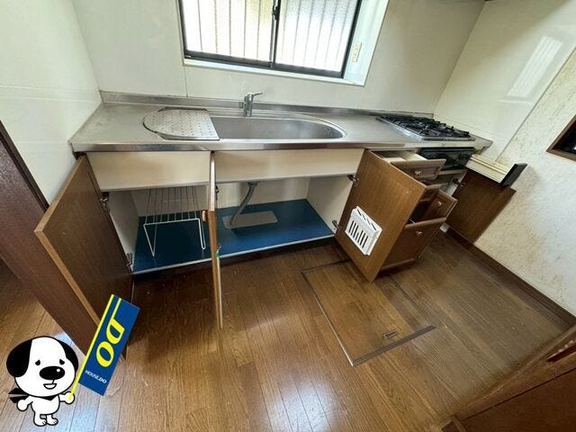 大容量収納可能なキッチンです♪