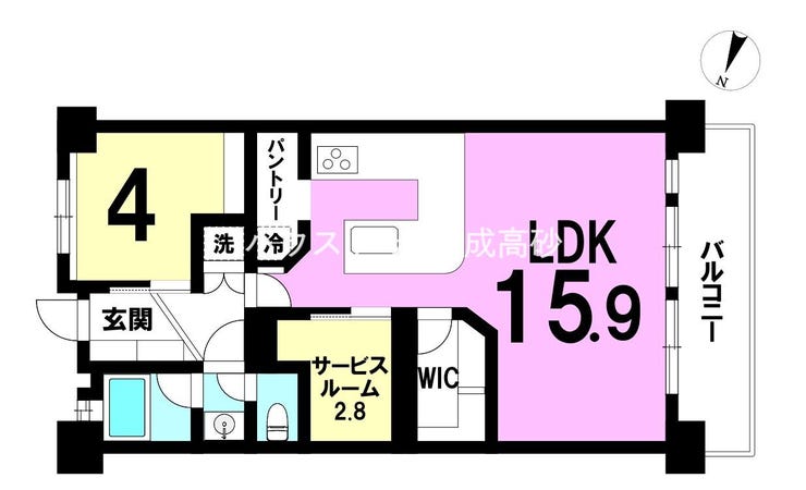 【間取り】
※図面と現況が異なる場合は現況優先致します。