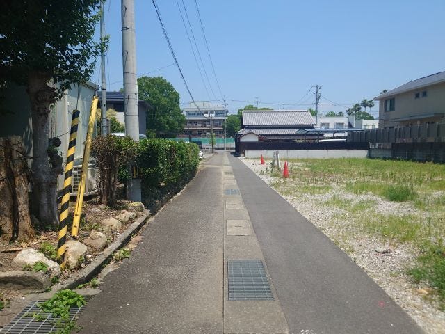 西側道路 南から北