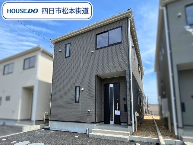 【外観】
桜島小学校/白子中学校エリアに趣味や仕事にも使えるテレワークルームのある4LDK♪新築一戸建てです。周辺環境の確認を兼ねて一度ご見学してみませんか
(2026年4月14日 撮影)