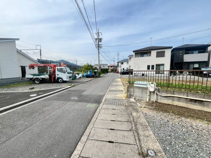 前面道路です。
